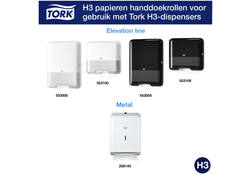 Handdoek Tork H3 c-vouw universal 1-laags naturel 120181