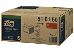 Reinigingsdoek Tork W8 Premium 1-laags 55 vel wit 510150