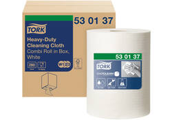 Reiningsdoek Tork Heavy-duty combi rol W1/2/3 nonwoven 280 vel wit 530137