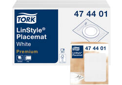 Placemats Tork papier 42x27cm 500st wit 474538