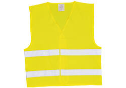 Veiligheidsvest Leina met opdruk "BHV " geel