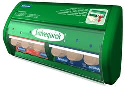Pleisterdispenser Salvequick met inhoud