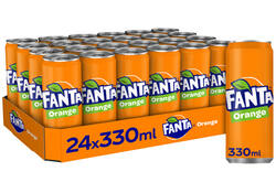 Frisdrank Fanta orange blik 330ml