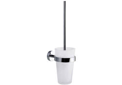 Toiletborstelset tesa® Smooz verchroomd metaal zelfklevend