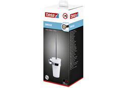 Toiletborstelset tesa® Smooz verchroomd metaal zelfklevend