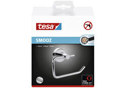 Toiletrolhouder tesa® Smooz hoogglans verchroomd metaal zelfklevend