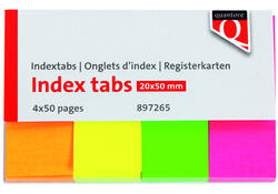 Indextabs Quantore 20x50mm neon