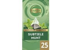 Thee Lipton Exclusive subtiele munt 25x2gr