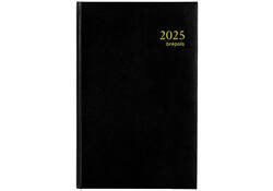 Agenda 2026 Brepols Saturnus Luxe 1dag/1pagina zwart