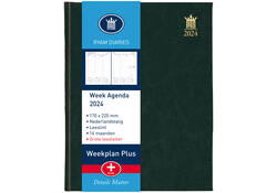 Agenda 2027 Ryam Weekplan Plus Mercury groot letter 7dagen/2pagina's zwart
