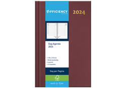 Agenda 2026 Ryam Efficiency Baladek 1dag/1pagina bordeaux