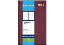 Agenda 2026 Ryam Efficiency Baladek 7dagen/2pagina's bordeaux