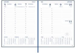 Agenda 2027 Ryam Weekplan Plus Mercury 7dagen/2pagina's rood