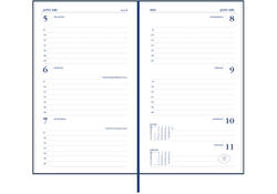Agenda 2027 Ryam Memoplan 7 Mundior 7dagen/2pagina's bordeaux