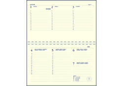 Agenda 2027 Ryam Compact Suprema 7dagen/2pagina's ringplastic bordeaux