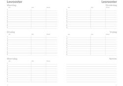 Schoolagenda 2025-2026 Ryam docenten 7dagen/2pagina's zwart