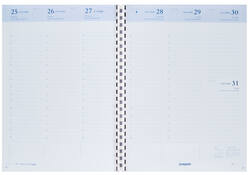 Agendavulling 2027 Brepols Timing 7dagen/2pagina's spiraal wit