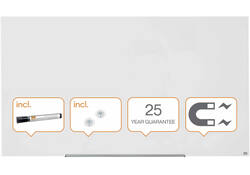 Glasbord Nobo Impression Pro 1883x1053mm briljant wit