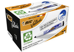 Viltstift Bic Velleda 1701 whiteboard rond large zwart