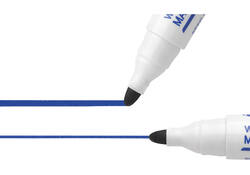 Viltstift Bic Velleda 1701 whiteboard rond large rood