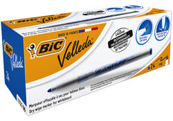 Viltstift Bic Velleda 1721 whiteboard rond fijn blauw