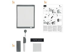 Whiteboard Nobo 21.6x28cm magnetisch assorti