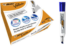 Viltstift Bic Velleda 1781 whiteboard schuin large blauw