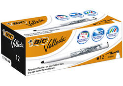 Viltstift Bic Velleda 1741 whiteboard rond medium zwart