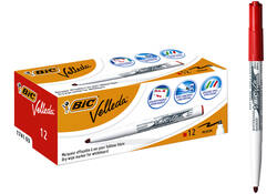 Viltstift Bic Velleda 1741 whiteboard rond medium rood