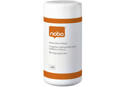 Whiteboardreiniger Nobo pot met 100 stuks