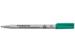Viltstift Staedtler Lumocolor 313 permanent S groen