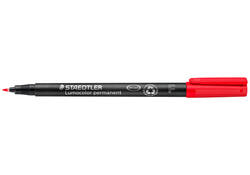 Viltstift Staedtler Lumocolor 318 permanent F rood