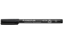 Viltstift Staedtler Lumocolor 317 permanent M zwart