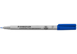 Viltstift Staedtler Lumocolor 316 non permanent F blauw
