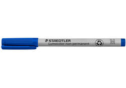 Viltstift Staedtler Lumocolor 315 non permanent M blauw
