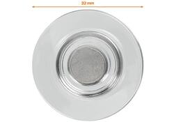 Glasbordmagneet Nobo extra sterk 32mm transparant