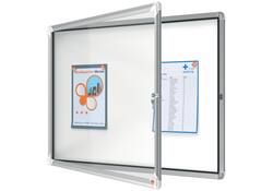 Binnenvitrine Nobo Premium Plus 8x A4 draaideur magnetisch