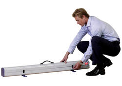 Projectiescherm Nobo draagbaar 162x122cm vloermodel