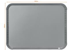 Whiteboard Nobo Slim Line 22x28cm zilver