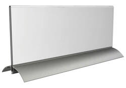 Tafelnaambord Europel 105x297mm acryl aluminium