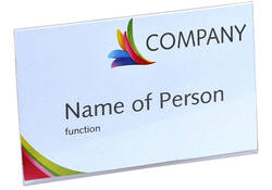 Badge Europel magnetisch 75x40mm