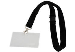 Badge - pashouder Europel met koord 90x60mm