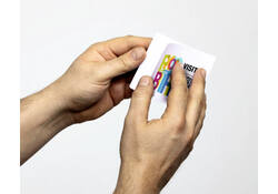 Badge Durable bezoekers 97x86mm