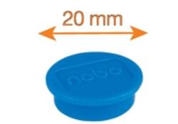 Magneet Nobo 20mm 120gr blauw