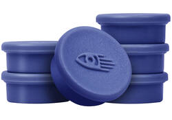 Magneet Legamaster 20mm 250gr blauw 8stuks