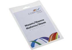 Badge - pashouder Europel gesloten 60x90mm