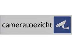 Infobord pictogram cameratoezicht 165x44mm