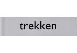 Infobord pictogram trekken 165x44mm