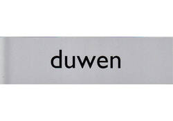 Infobord pictogram duwen 165x44mm
