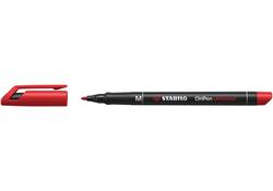Viltstift STABILO OHpen 843/40 permanent rond medium rood